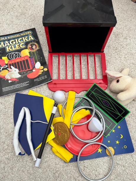 Škola kouzel kouzelná klec, triky s králíkem, 