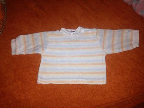Dětská halenka proužky vel. 56 - 62, baby club,56