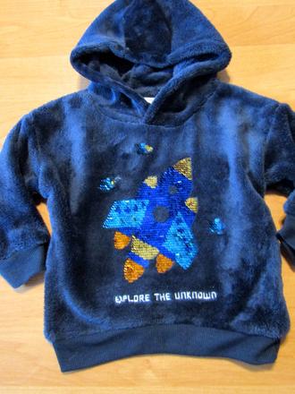 Heboučká mikina vel 80-86, 86