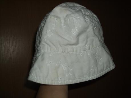 Biely klobúčik 6-12 mesiacov, tu,68