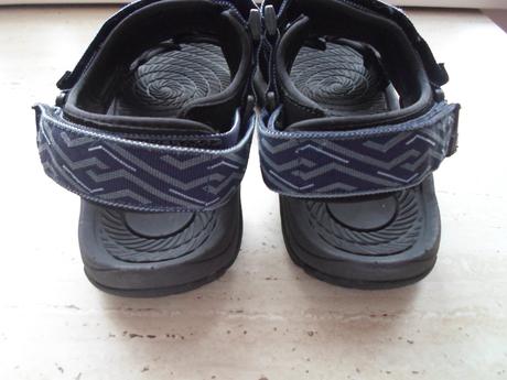 Modré černé boty sandály, 41