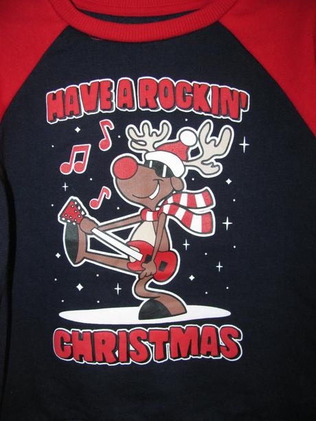 Krásná mikina s vánočním sobem, 110