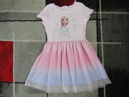Šaty zn.h & m disney vel.134/140- frozen, h&m,134
