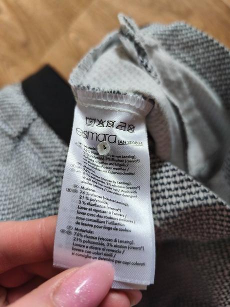 Úzké kalhoty kohoutí stopa 158 / xs, esmara,158