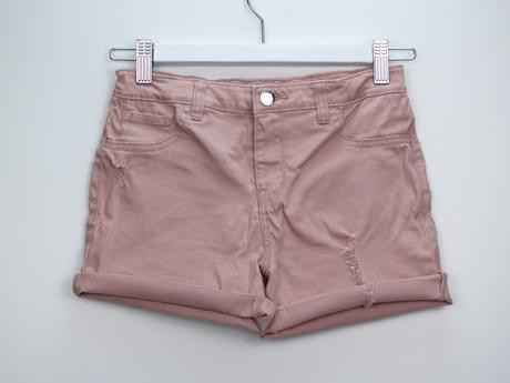 Růžové šortky, denim co,152