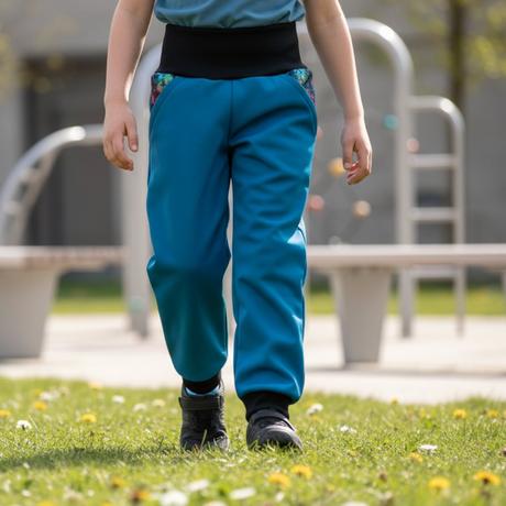 Softshellové kalhoty s fleecem, 80 - 152