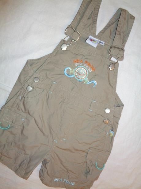 Kouzelné žabičkové laclové kraťásky, baby club,86