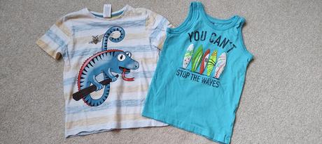 Set bavlněných triček vel. 110/116, 110