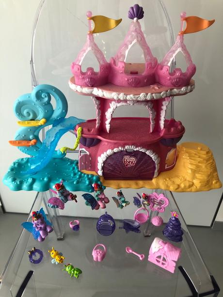 Zámek my little pony zvuk světla 17 postav doplňků, 