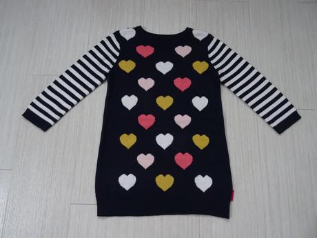 Dívčí pletené šaty zn. nutmeg vel. 86-92, nutmeg,86