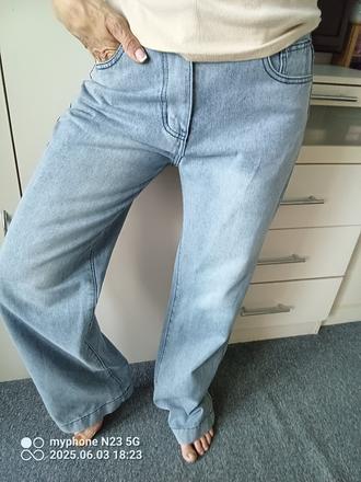 Rifle rozšířené+vysoký pas zn."jeans" vel."m", m