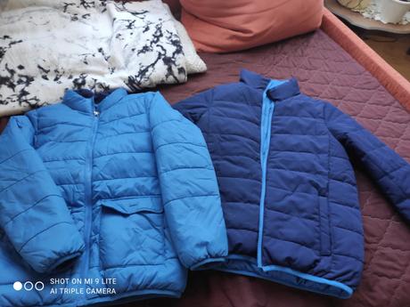 2x oboustranná zimní bunda, 152