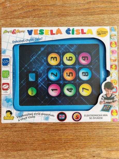 Hrací tabulka čísla., 