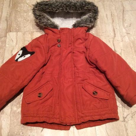 Zimní bunda s lišákem zn. nutmeg, nutmeg,86