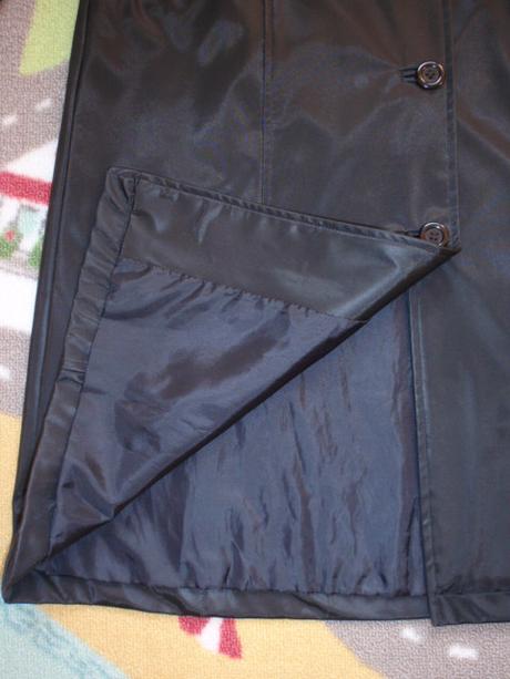 Kabát-kabátek dlouhý-lesklý jaro/podzim, s