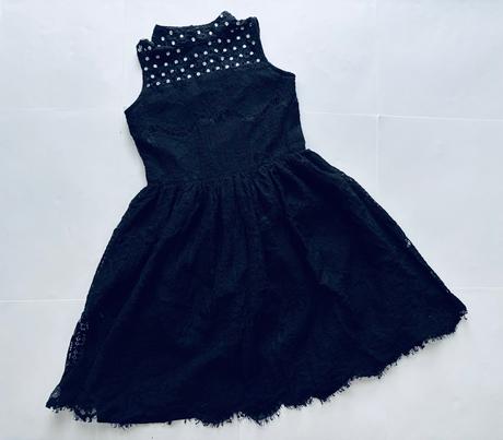 Ob/ šaty letní / společenské krajkové - v.9 let, river island,134