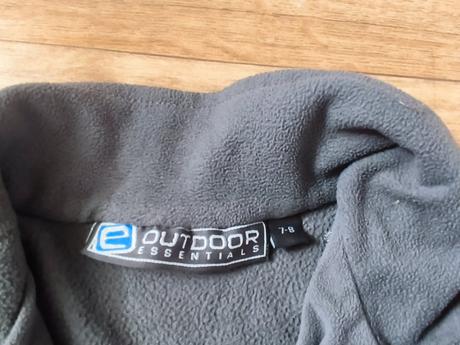 Šedá fleecová mikina, 122