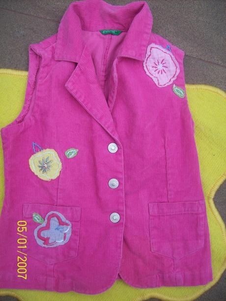 Manšestrový komplet, benetton,122