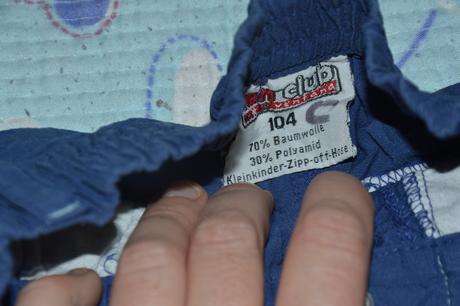 104  110 funkční kalhoty 98 funkční kraťasy 2v1, 104