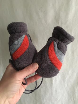 Uni šedé teplé rukavice, 62