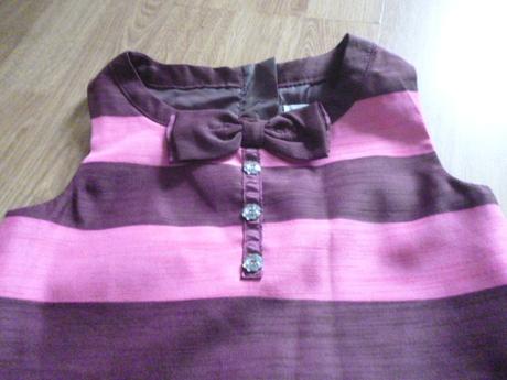 Pruhaté šaty 6-7 h-m, h&m,122