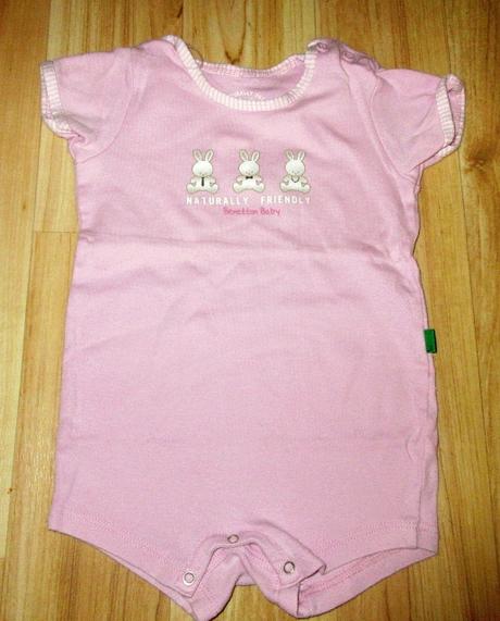 Letní overal s králíčkami, benetton,68