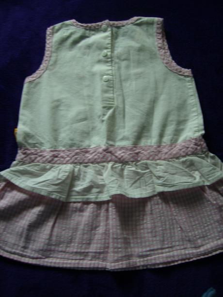 Šatičky plátěné letní vel.86/92, frog,86