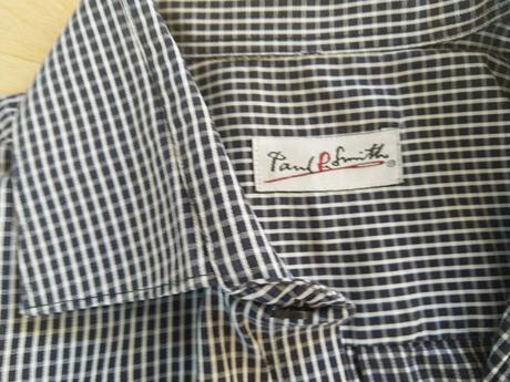 Košile černobílé kostky paul smith, 41