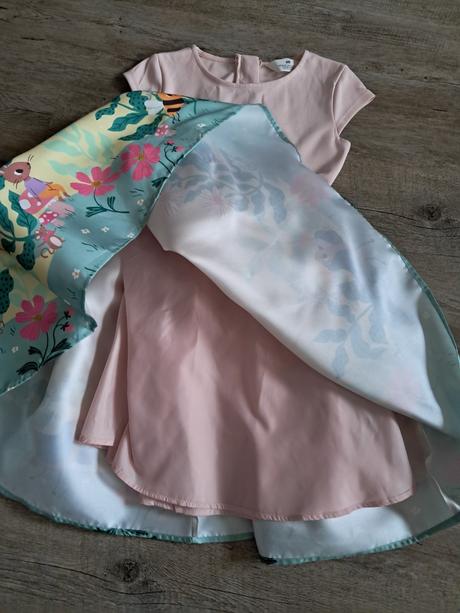 Slavnostní nadýchané šaty, h&m,134