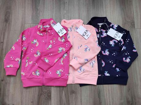 Dívčí slabá mikina 98,104,110,116,122,128, 98 - 128