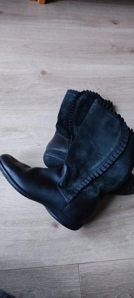Nádherné kožené kozačky zn. clarks vel. 34, clarks,34