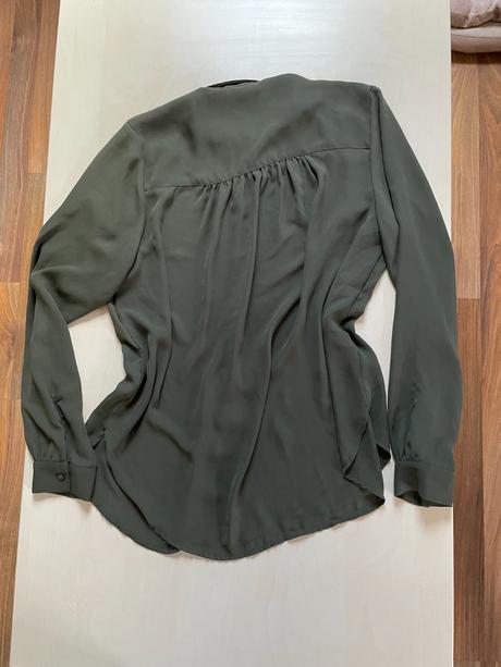 Khaki košile, vel 36/s, hm, h&m,s