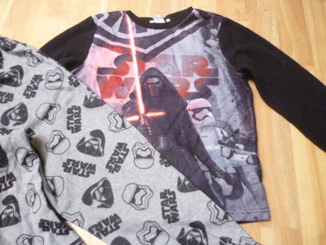 Flís komplet vel. 9-10 star wars, mini boden,140