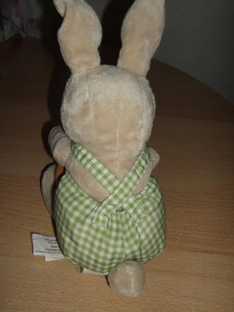 Zajačik s hrkajúcou mrkvičkou cca 30 cm, 