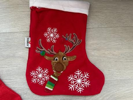 Vánoční / mikulášské boty, punčochy, 7 ks,