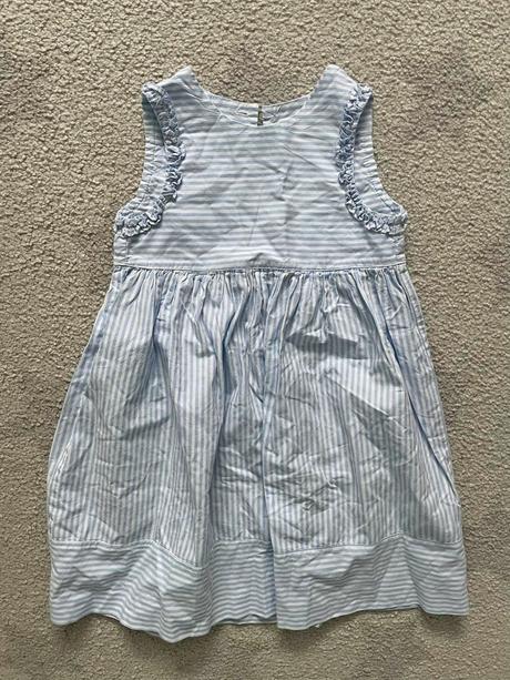 Plátěné šaty proužek cfk, vel. 4 roky, 98/104, 98