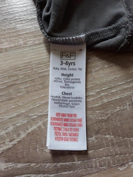 F&f triko pro kluka, f&f,104