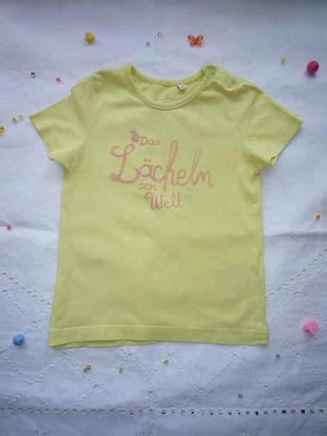 Žluté tričko s krátkým rukávem bavlna, tom tailor,92