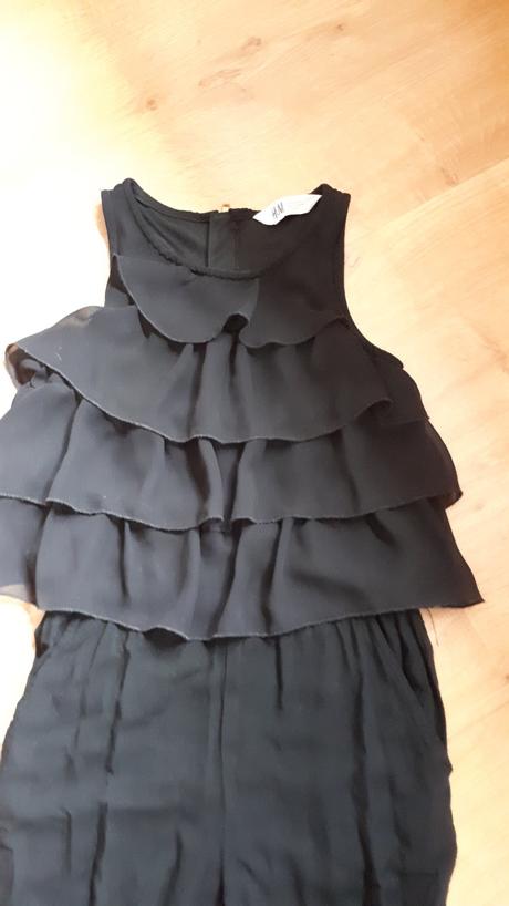 Pěkný dívčí kalhotový overal, h&m,134