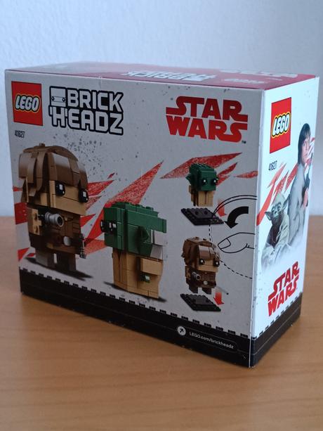 Lego brickheadz 41627 luke skywalker a yoda,