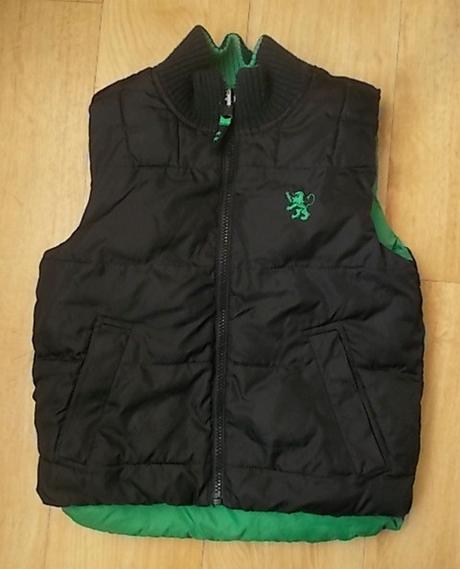 Zateplená oboustranná vesta, h&m,110