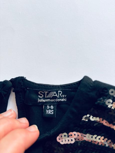 Tunika černá - v.5/6 let, 116