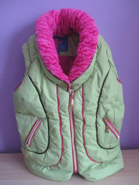 Zateplená vesta 128/134, 128