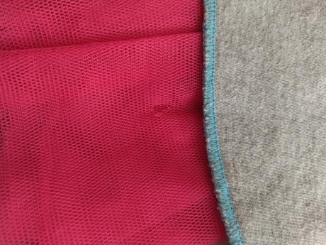 Tepláková sukně s tylem, 116