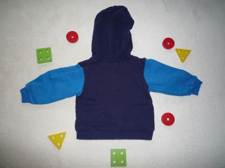 Bavlněná mikina s kapuckou, 86