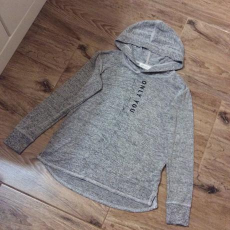 Tenčí mikina/tričko se třpytkatým nápisem h&m, h&m,146