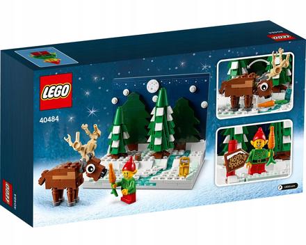 Vánoční lego 40484 santova předzahrádka, 