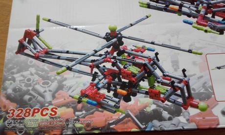 Stavebnice block intellect - helikoptera, 