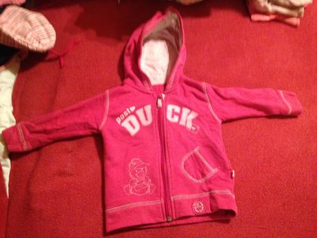 Dívčí mikina - mikinka kačenky, 80