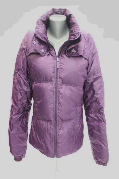 Tm.fialová bunda adidas - vel.s-m, adidas,m